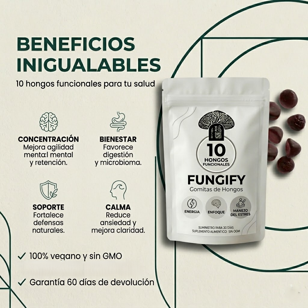 Fungify Gomitas: Concentración Total + Energía Duradera