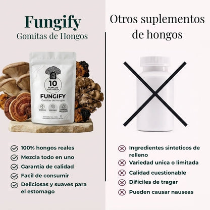 Fungify Gomitas: Concentración Total + Energía Duradera