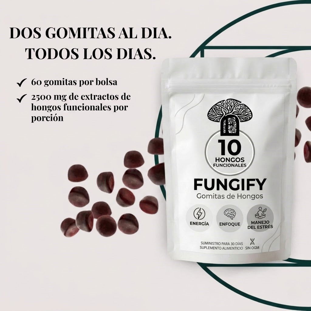 Fungify Gomitas: Concentración Total + Energía Duradera