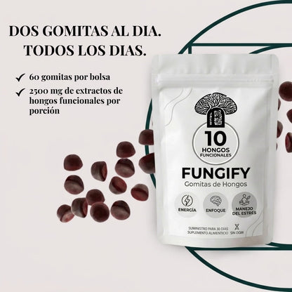 Fungify Gomitas: Concentración Total + Energía Duradera